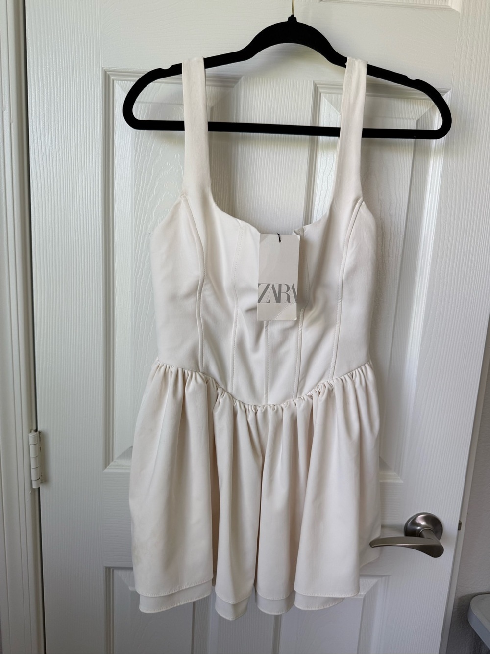 ZARA Cream  Dress medium